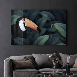 Wallity Pintura Decorativa de Vidrio Templado Multicolor 70 x 110 cm